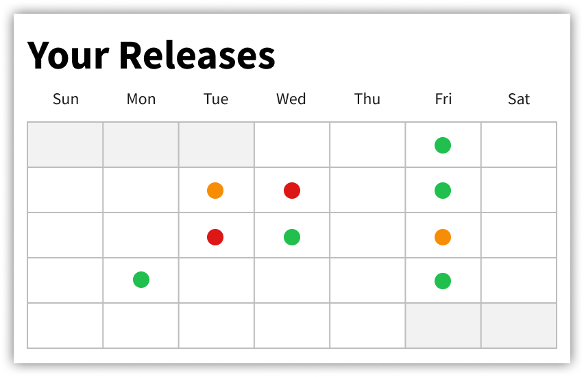 Vydia Release Calendar