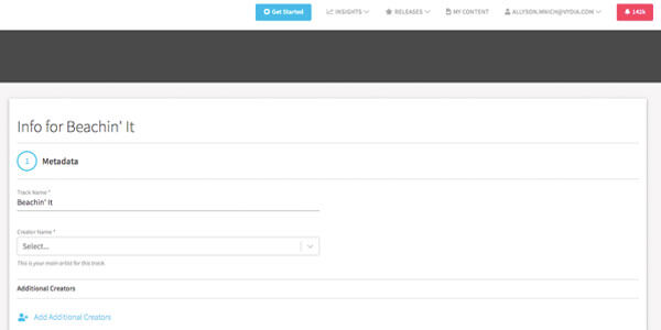 Vydia Audio Distribution Step 4