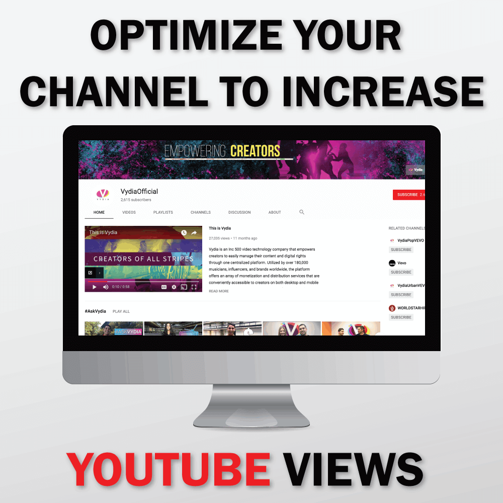Optimize Channel to Increase YouTube Views