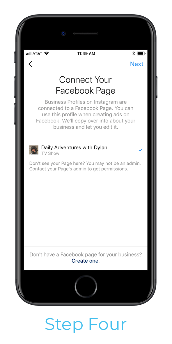 Instagram Connect Step 4
